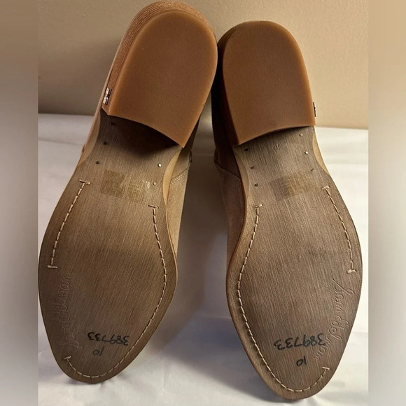 NEW Sam Edelman Leather Ankle Boots Polina Safari Tan Size 10 - Picture 6 of 8